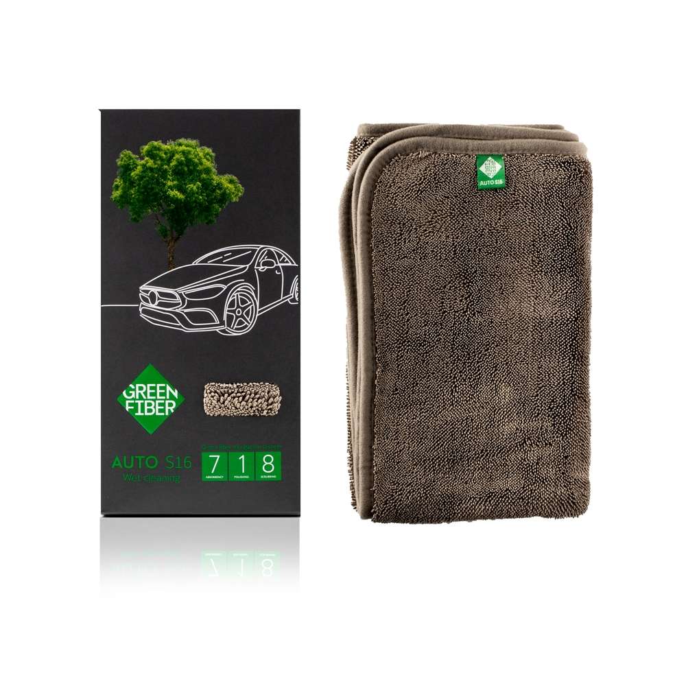 Greenway AUTO S16 Autoutěrka na mokré čištění - Šedá barva