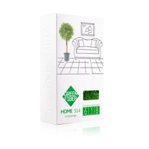 Alternative view of Greenway Green Fiber HOME S14 Sponge Twist, zelený