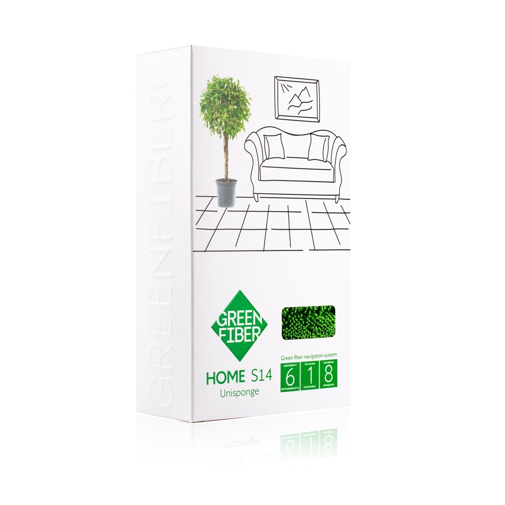 Greenway Green Fiber HOME S14 Sponge Twist, zelený - Obrázek 2